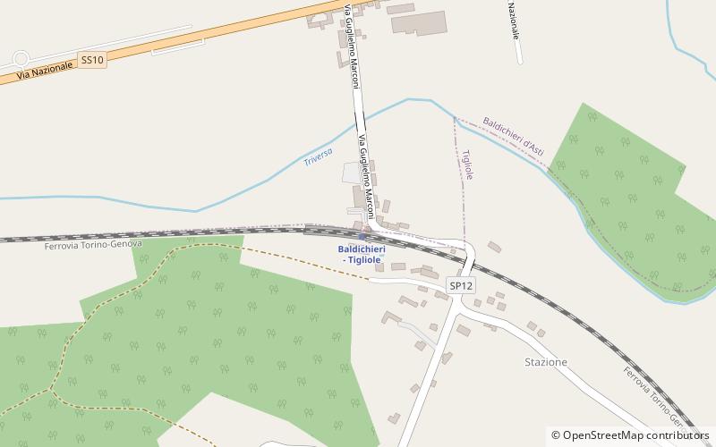 Baldichieri d’Asti location map