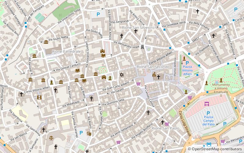Sinagoga location map
