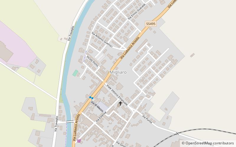 Migliaro location map