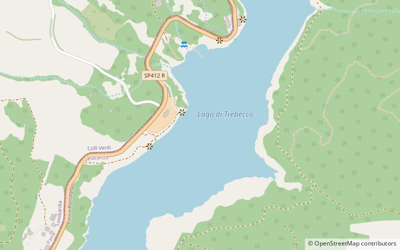 Lac de Trebecco location map