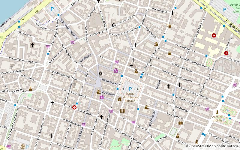 Palatium Vetus location map