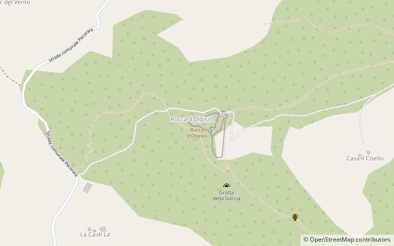 Rocca d'Olgisio location map