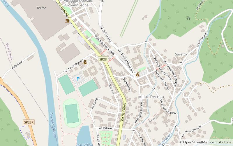 Villar Perosa location map