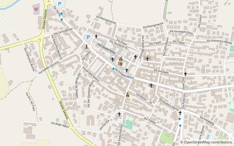 Poirino location map