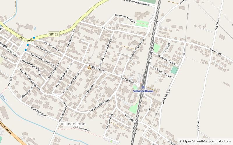 Villastellone location map
