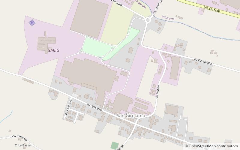 san girolamo location map