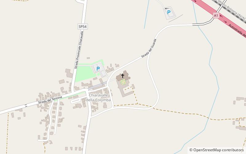 Abbaye de Chiaravalle della Colomba location map