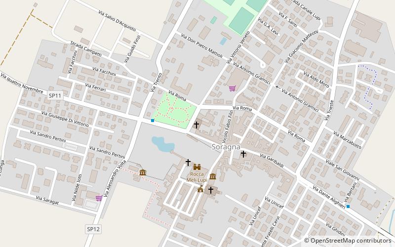 beata vergine del carmine e san rocco soragna location map