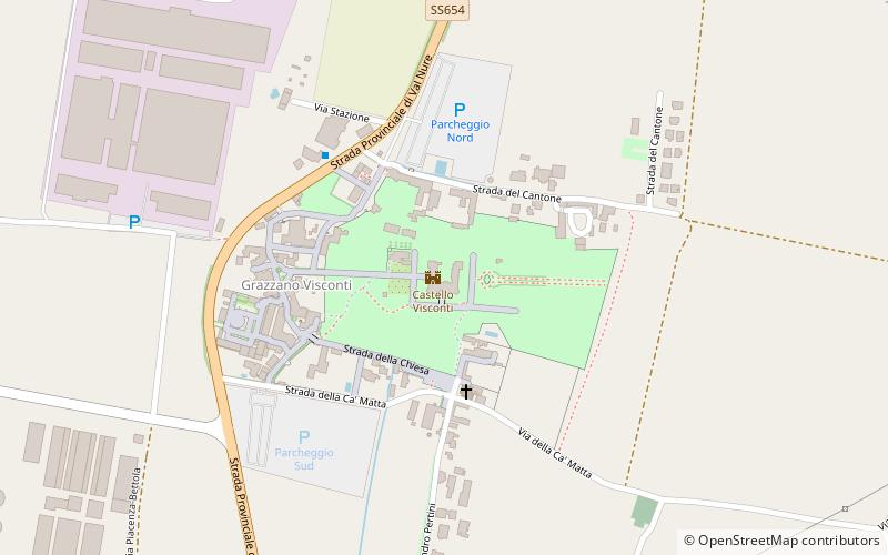 Castello Visconti location map