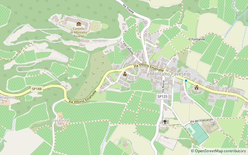 Montalto Pavese location map