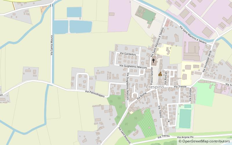 Crespino location map