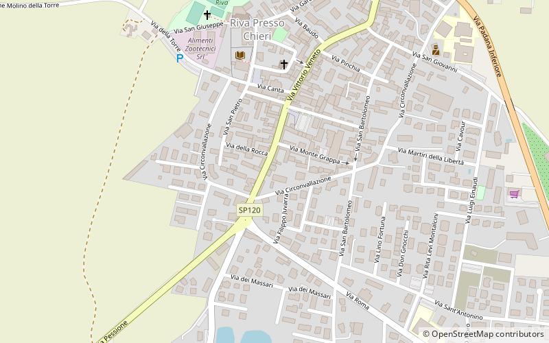 Riva presso Chieri location map
