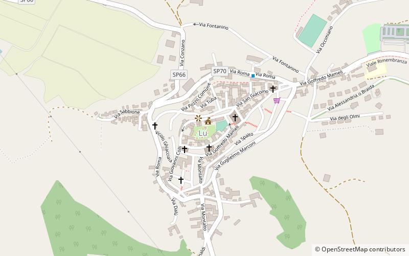 Torre di Lu location map