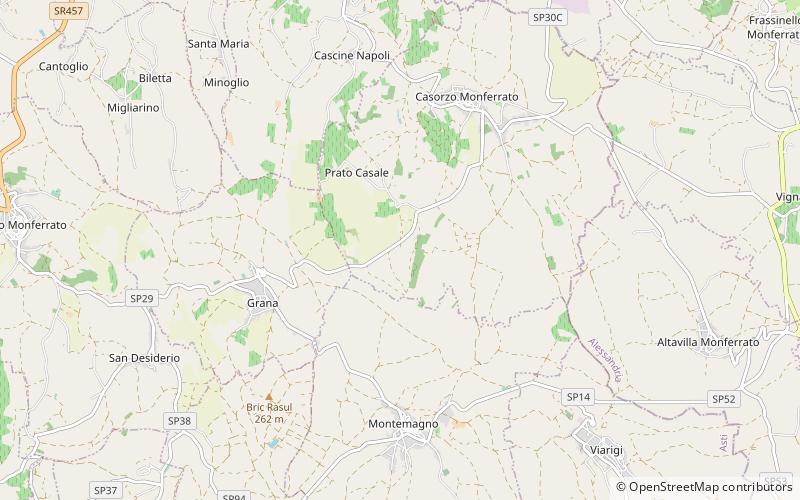 Bialbero di Casorzo location map