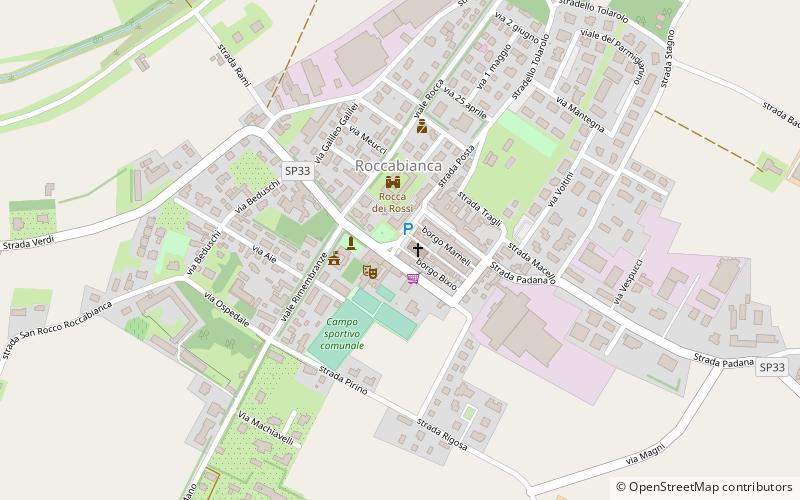 Roccabianca location map