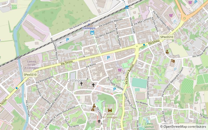 Casteggio location map