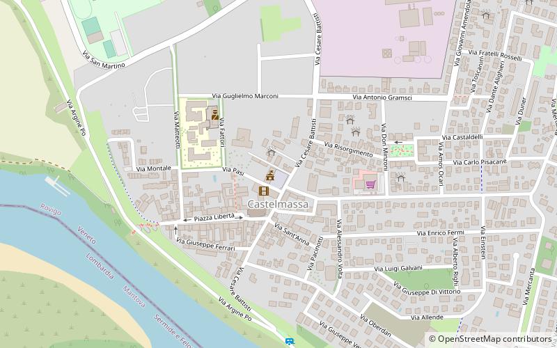 Castelmassa location map