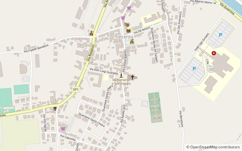 Trecenta location map