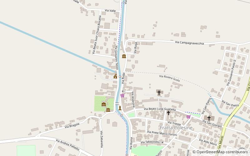 palazzetto dei villa fratta polesine location map