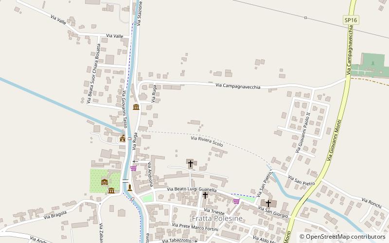 villa oroboni fratta polesine location map