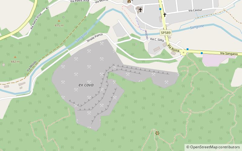 giardino botanico rea trana location map