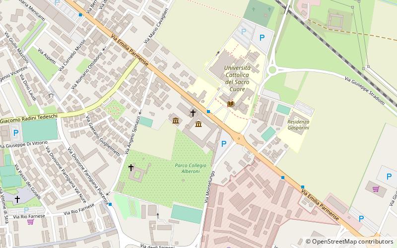 Collegium Alberoni location map