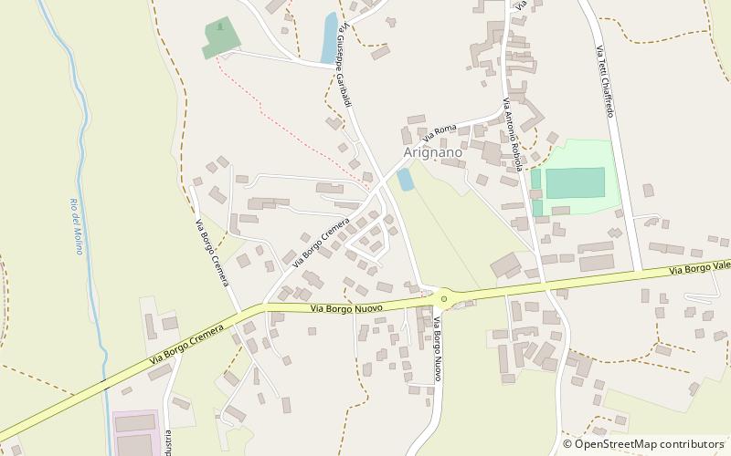 Arignano location map