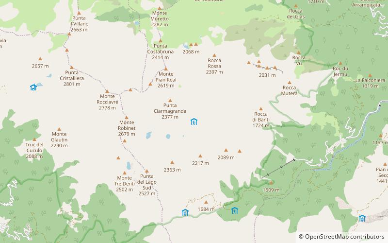 Rifugio Balma location map