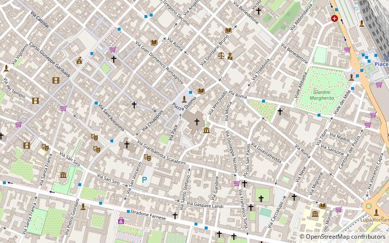 Piacenza Cathedral location map