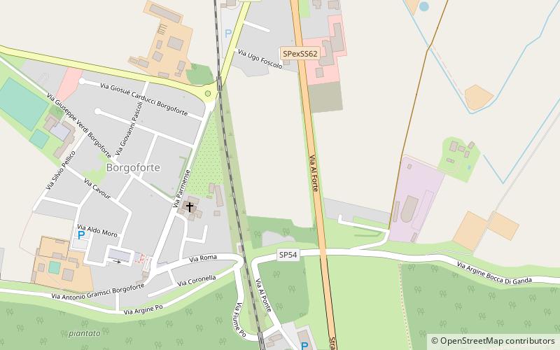 Borgoforte location map