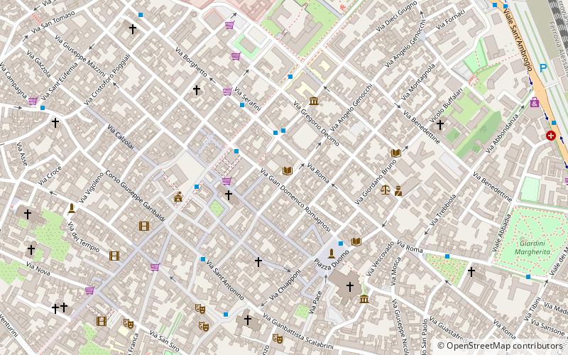 biblioteca passerini landi plaisance location map