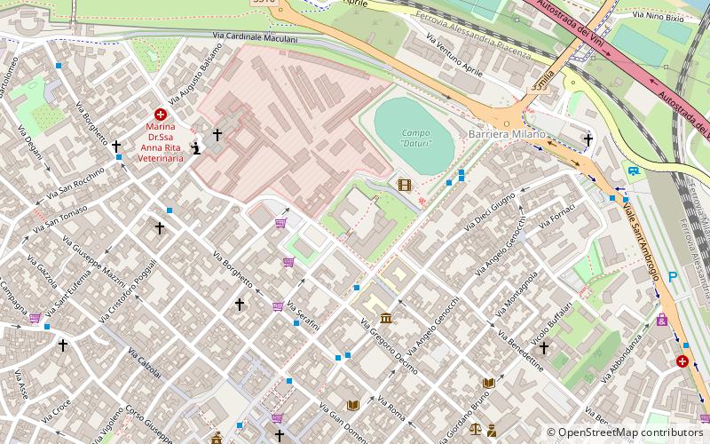 Palais communal location map