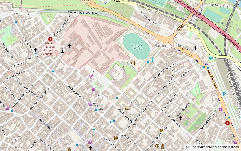 Palazzo Farnese location map