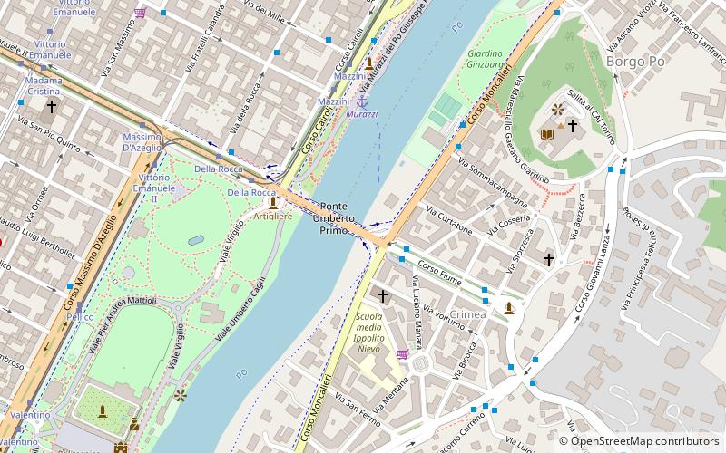Ponte Umberto I location map