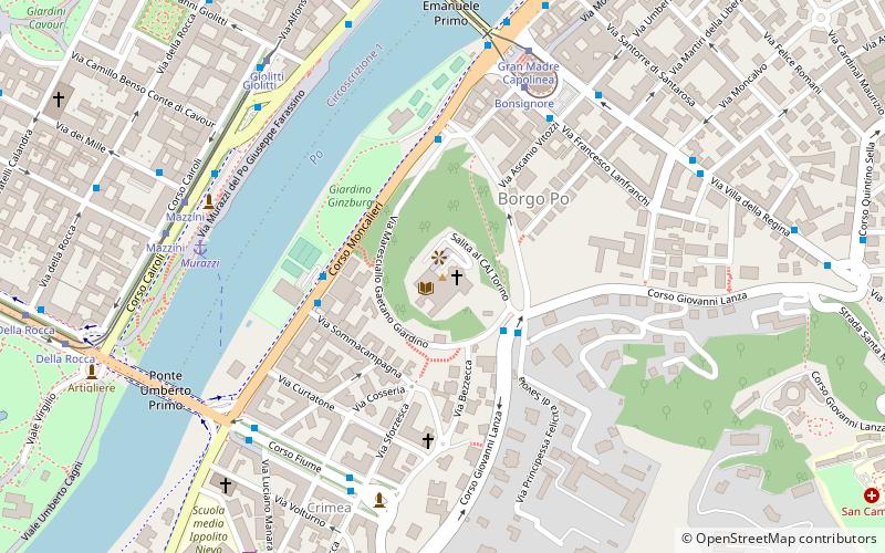 Monte dei Cappuccini location map