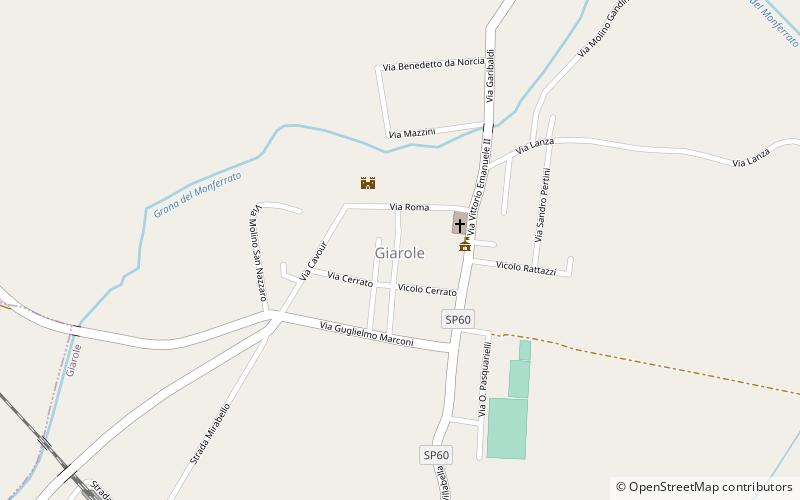 Giarole location map
