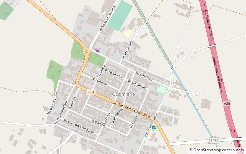 Occimiano location map