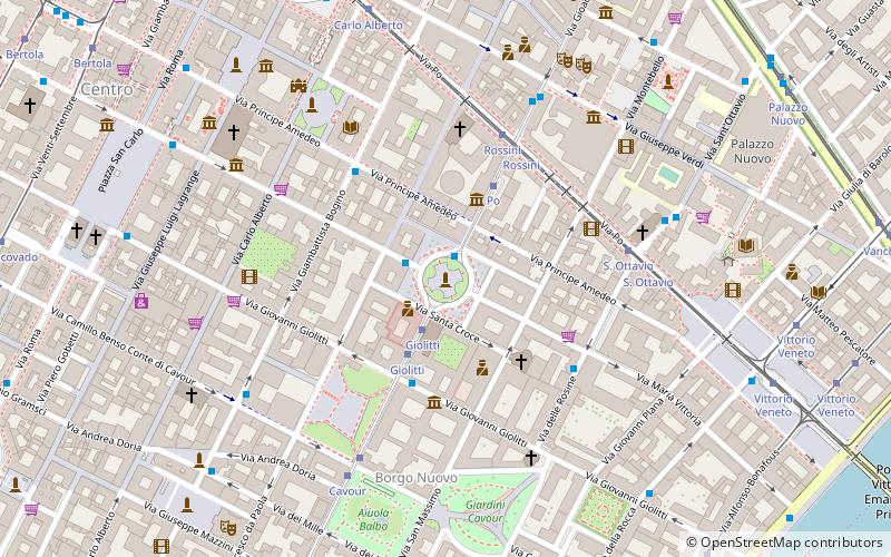 Piazza Carlo Emanuele II location map