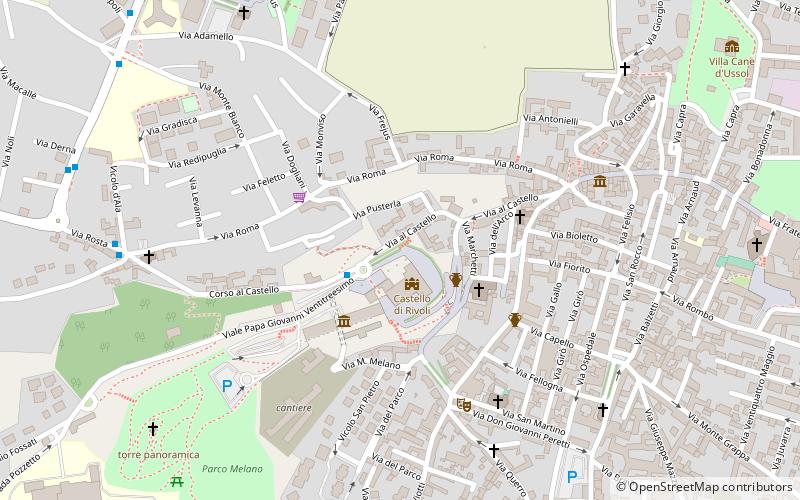 piazzale mafalda di savoia rivoli location map