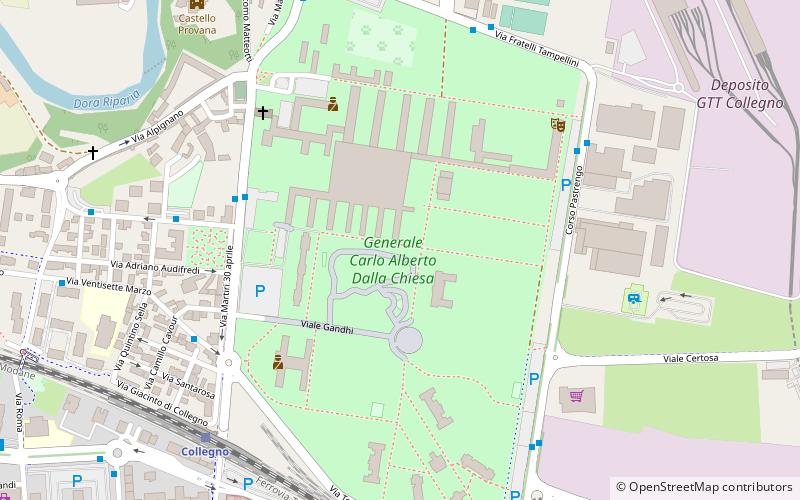 Parco della Certosa location map