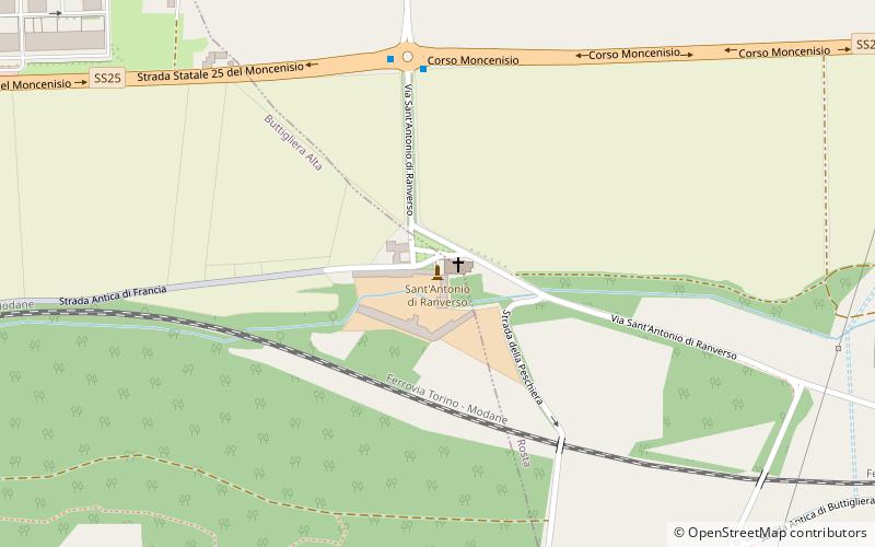 Sant’Antonio di Ranverso location map