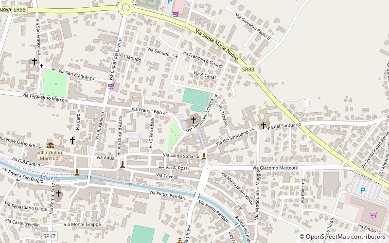 Santa Sofia location map