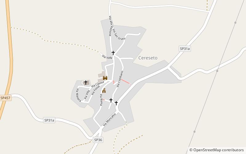 Cereseto location map