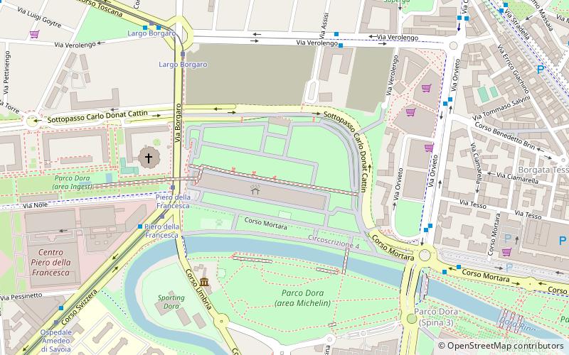 parco dora turyn location map