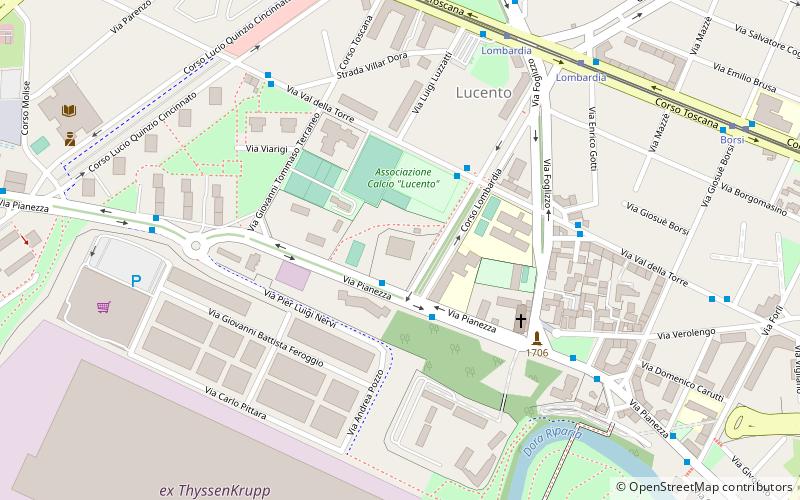 piscina comunale lombardia turin location map