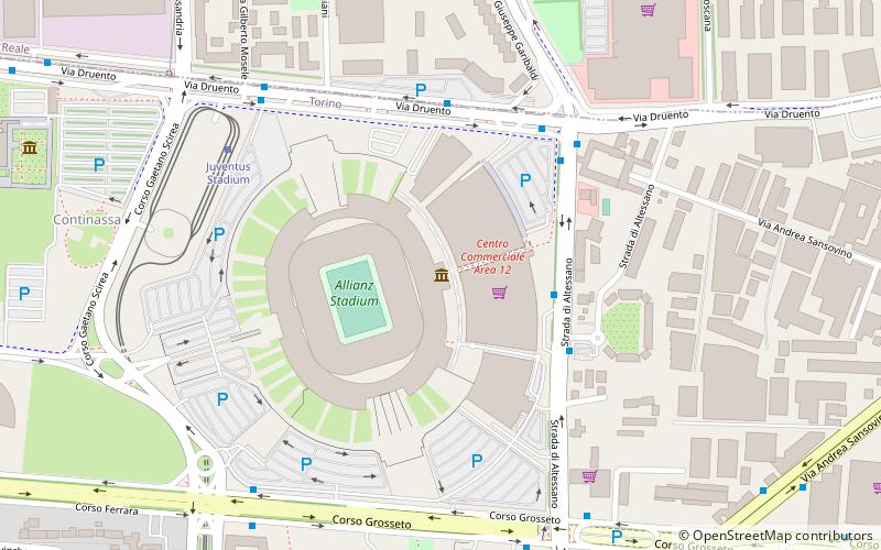 Juventus Museum location map