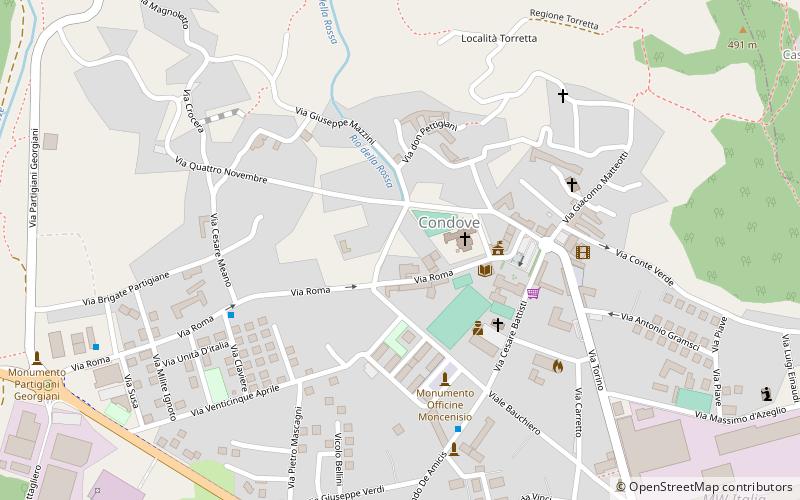 Condove location map