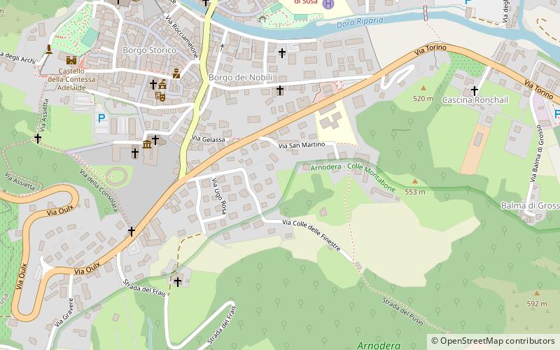 Valle de Susa location map