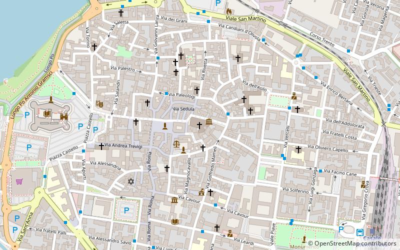 Casale Monferrato Cathedral location map