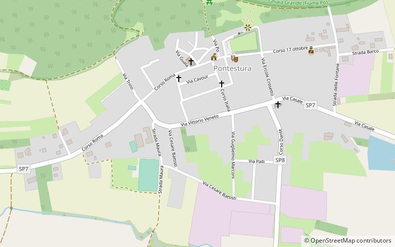 pontestura location map